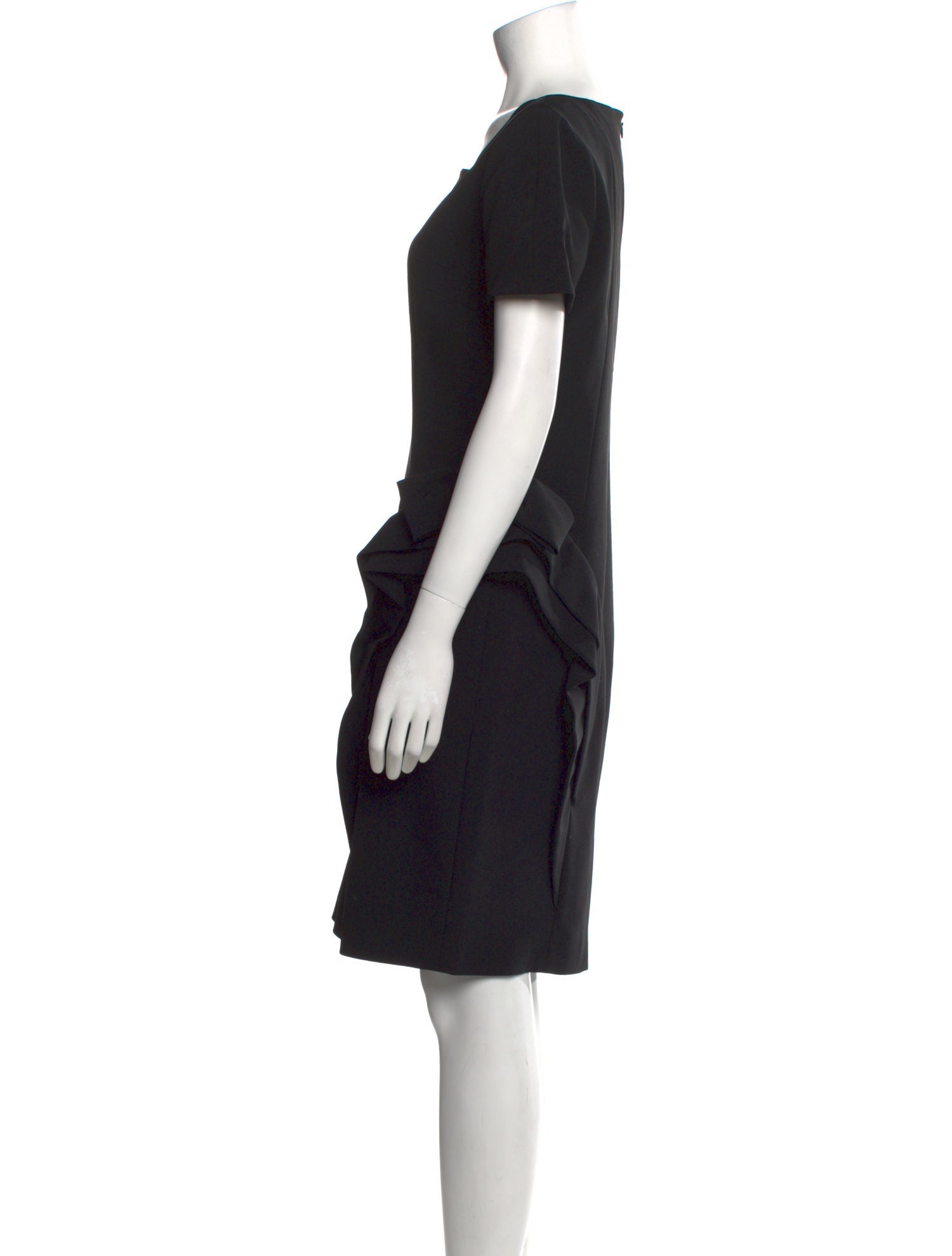 Teri Jon by Rickie Freeman Wool Knee-Length Dress