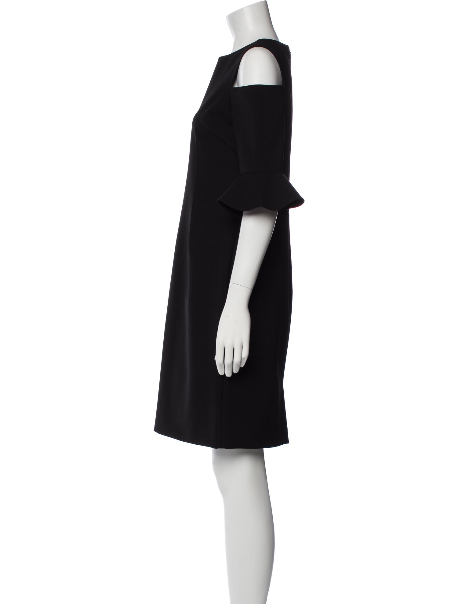 Teri Jon by Rickie Freeman Crew Neck Mini Dress