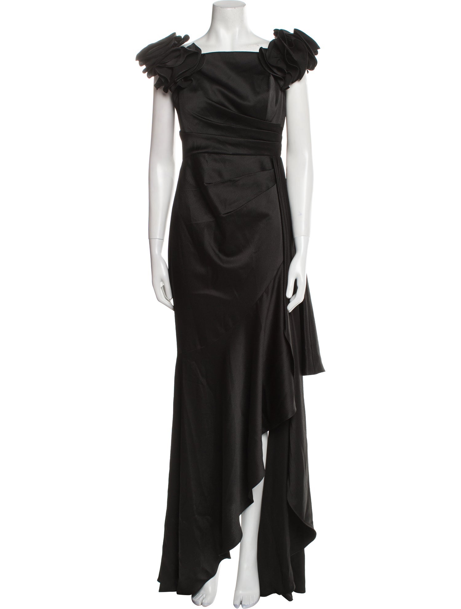 Teri Jon by Rickie Freeman Square Neckline Long Dress