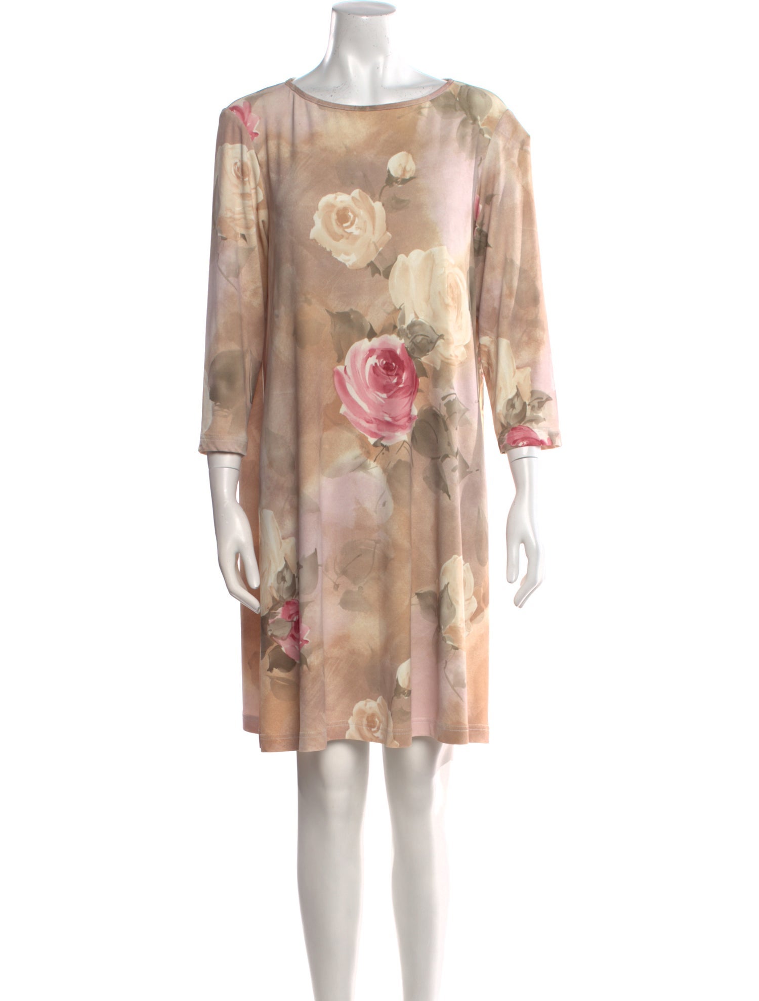 Teri Jon by Rickie Freeman Floral Print Mini Dress