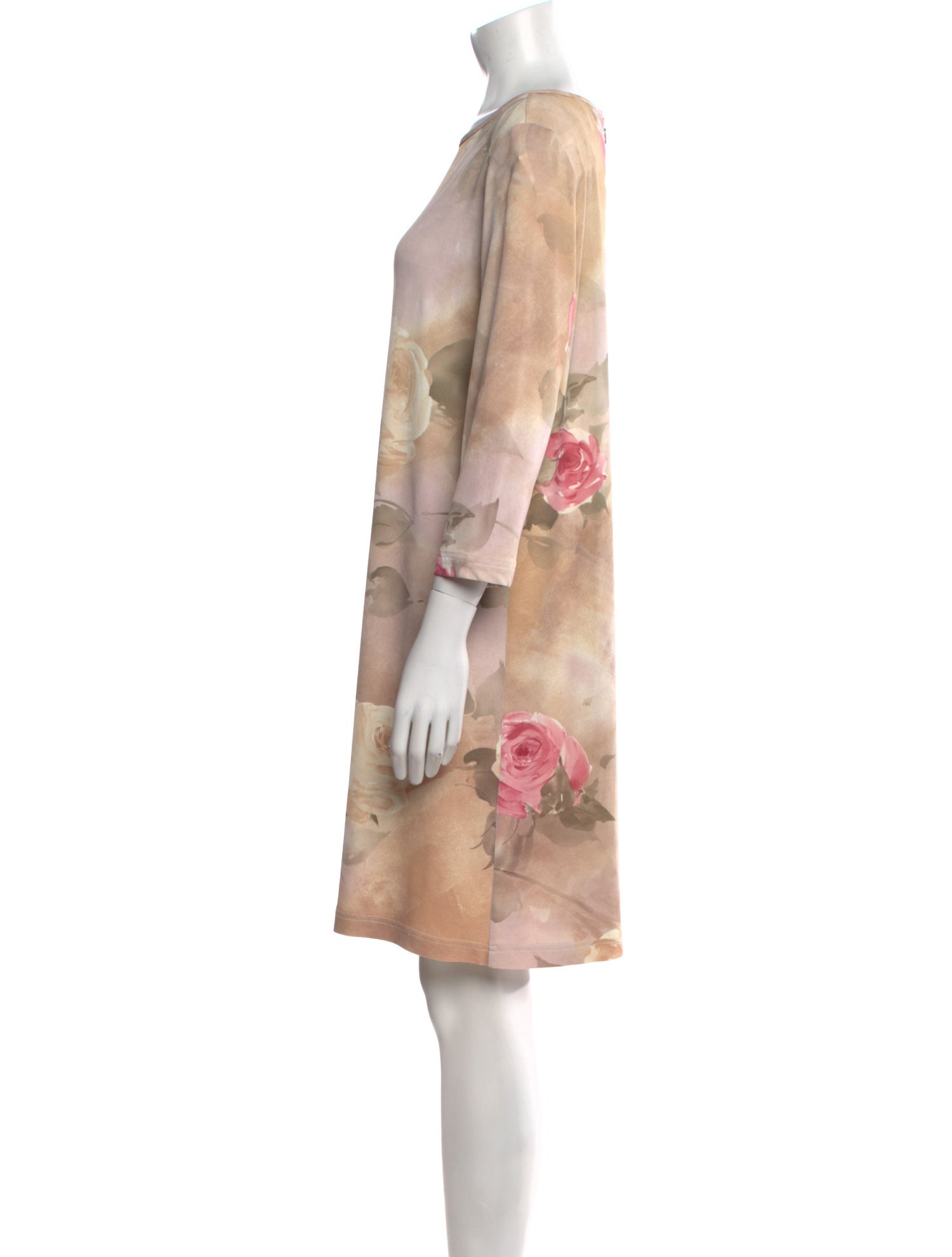 Teri Jon by Rickie Freeman Floral Print Mini Dress