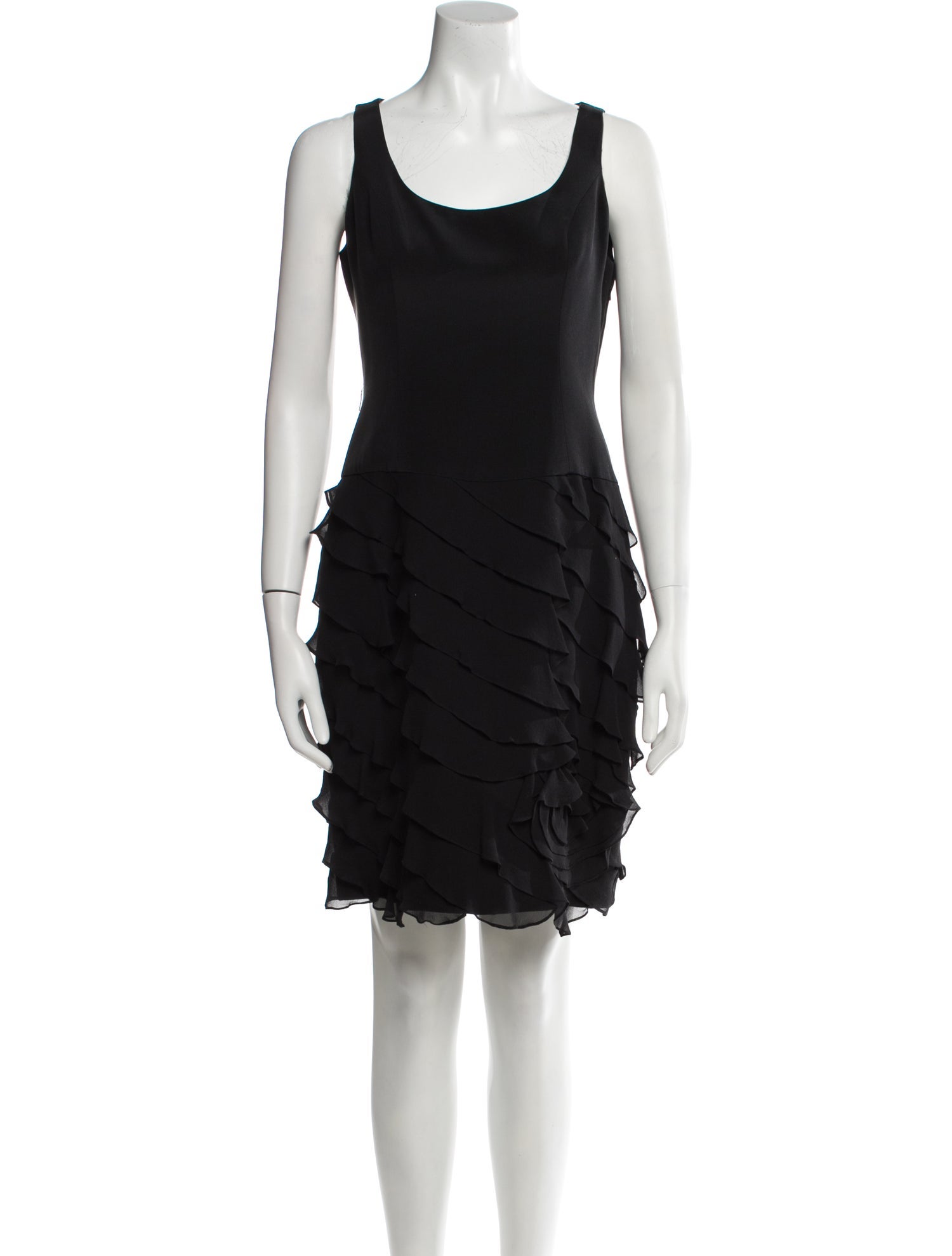 Teri Jon by Rickie Freeman Silk Mini Dress