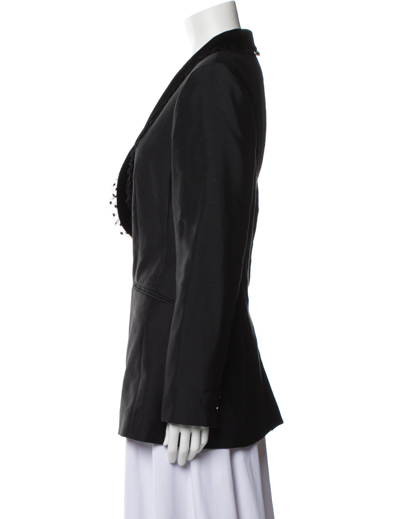 Teri Jon by Rickie Freeman Silk Blazer