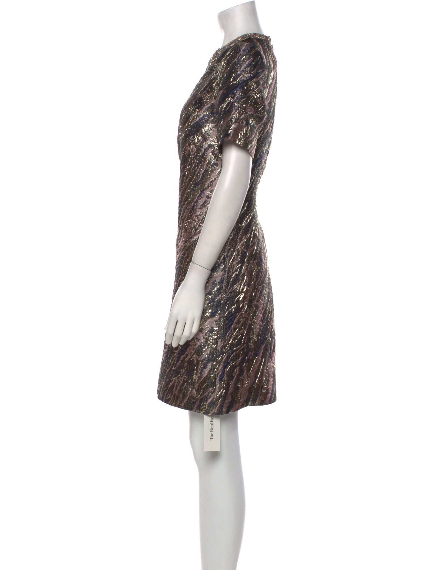 Teri Jon by Rickie Freeman Printed Mini Dress