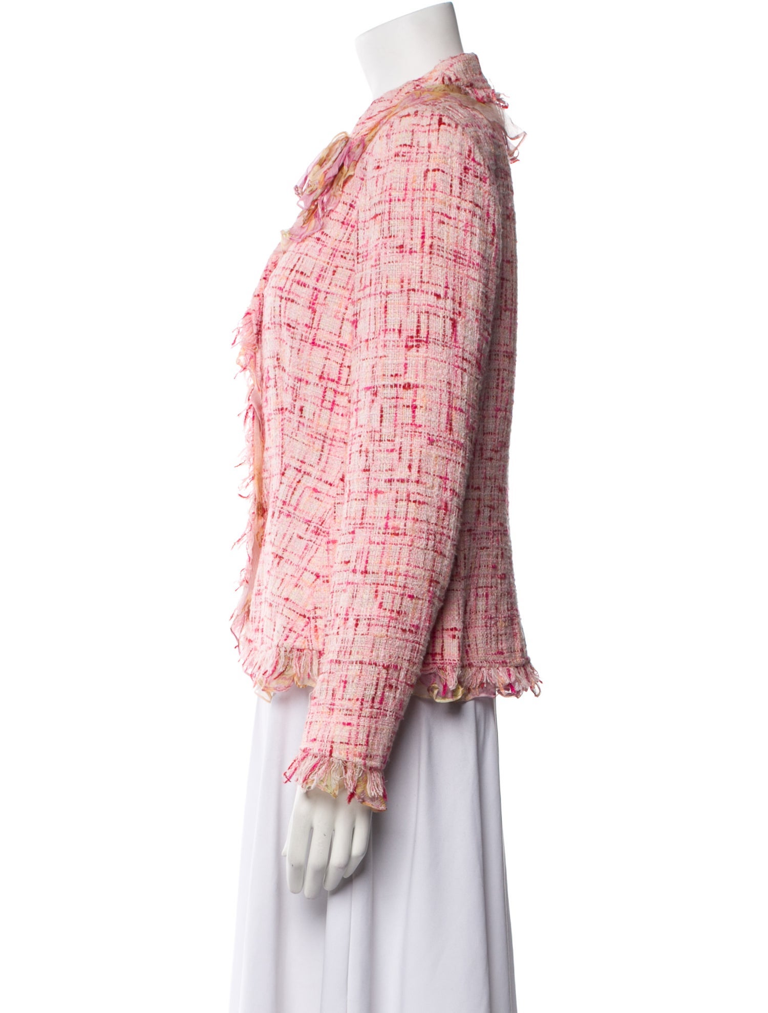 Teri Jon by Rickie Freeman Tweed Pattern Blazer