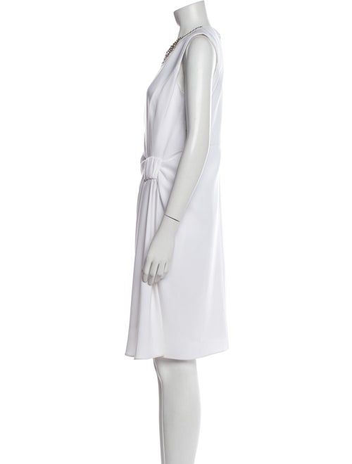 Teri Jon by Rickie Freeman Crew Neck Knee-Length Dress