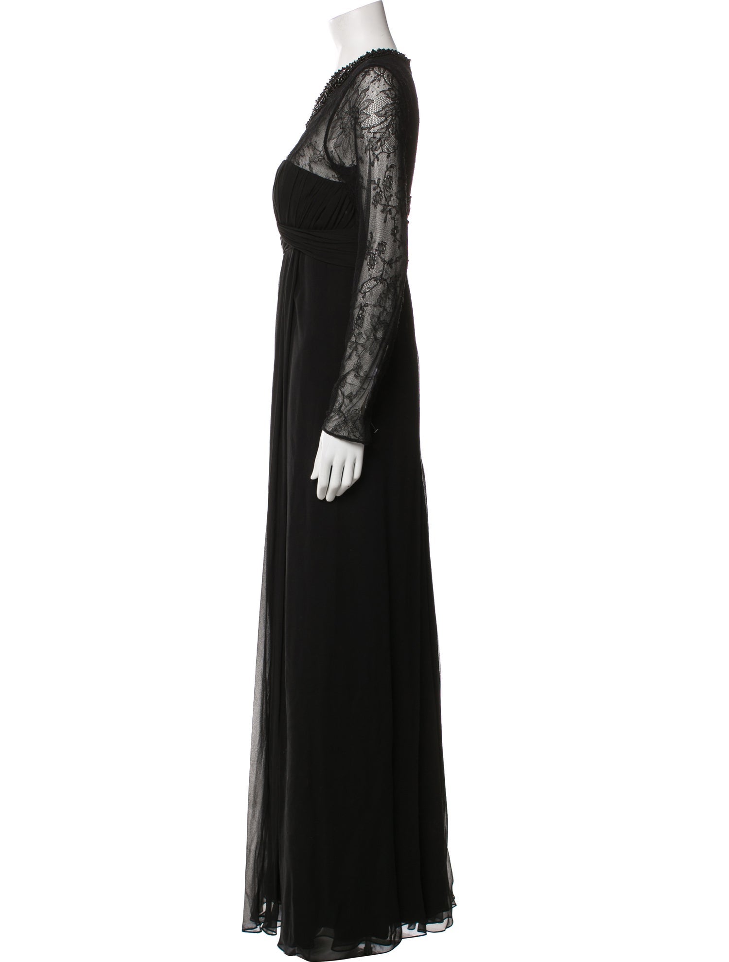 Teri Jon by Rickie Freeman Silk Long Dress