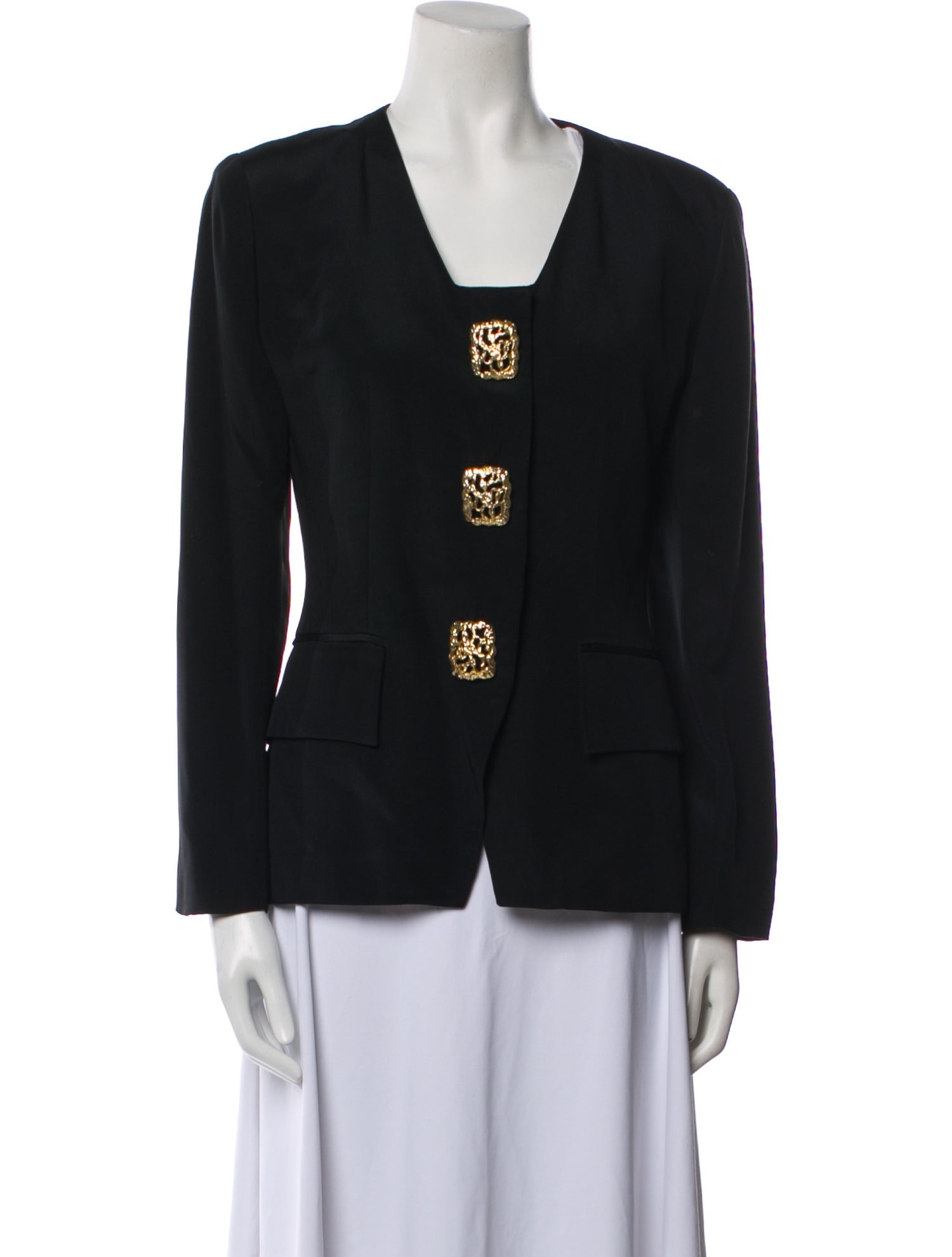 Teri Jon by Rickie Freeman Silk Blazer