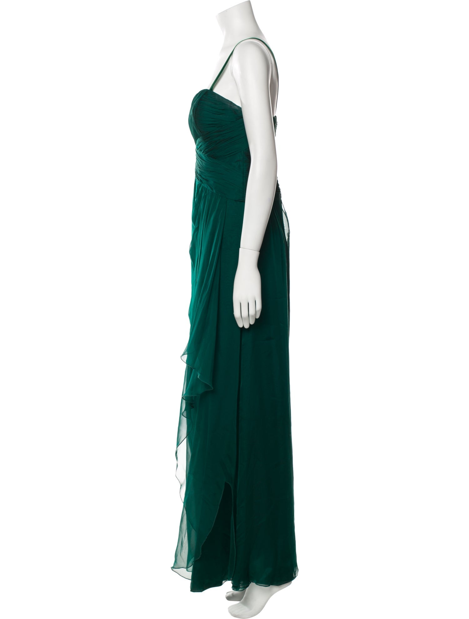 Teri Jon by Rickie Freeman Silk Long Dress