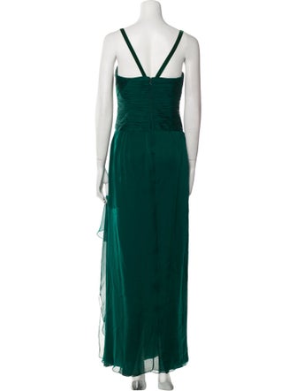 Teri Jon by Rickie Freeman Silk Long Dress