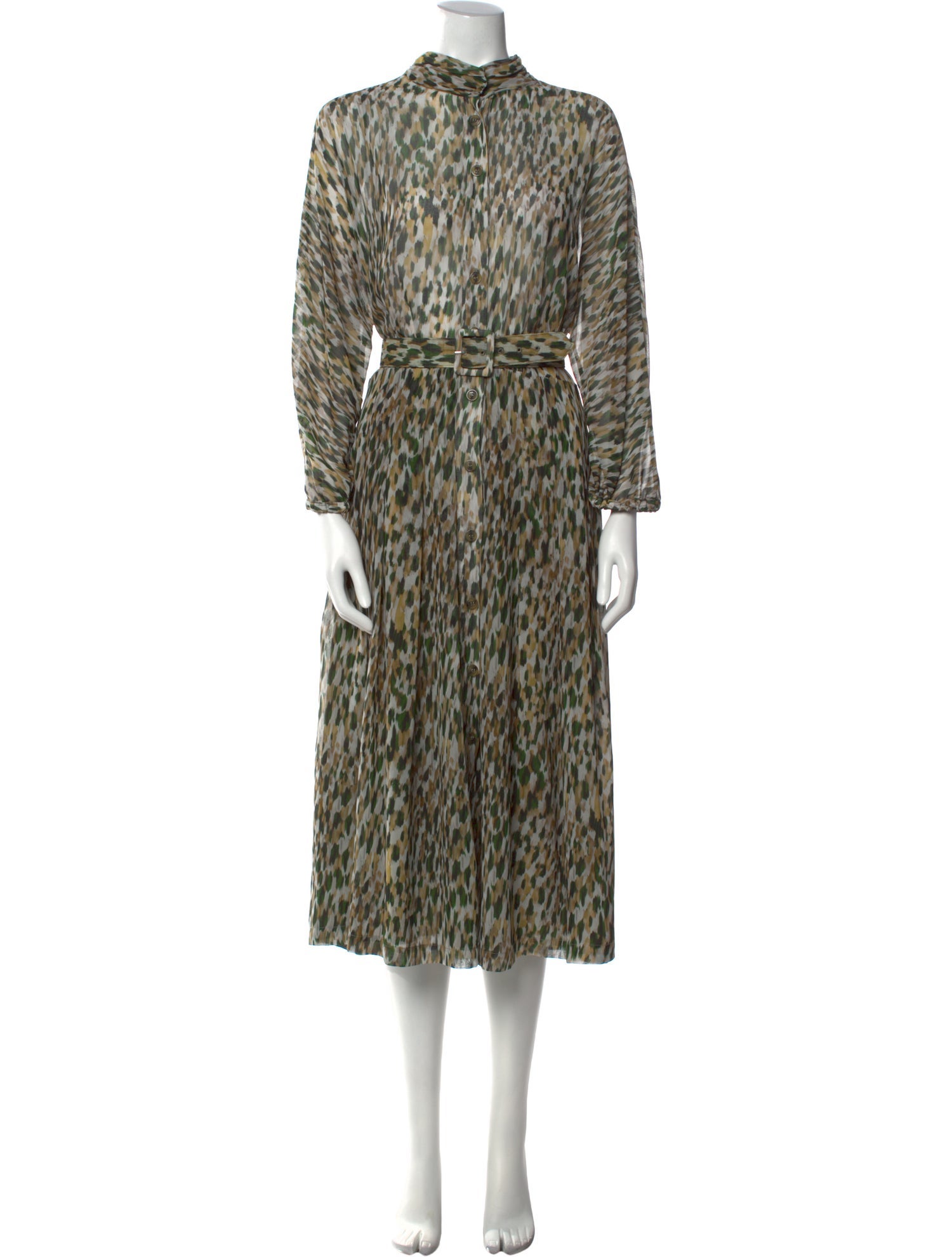 Teri Jon by Rickie Freeman Animal Print Long Dress