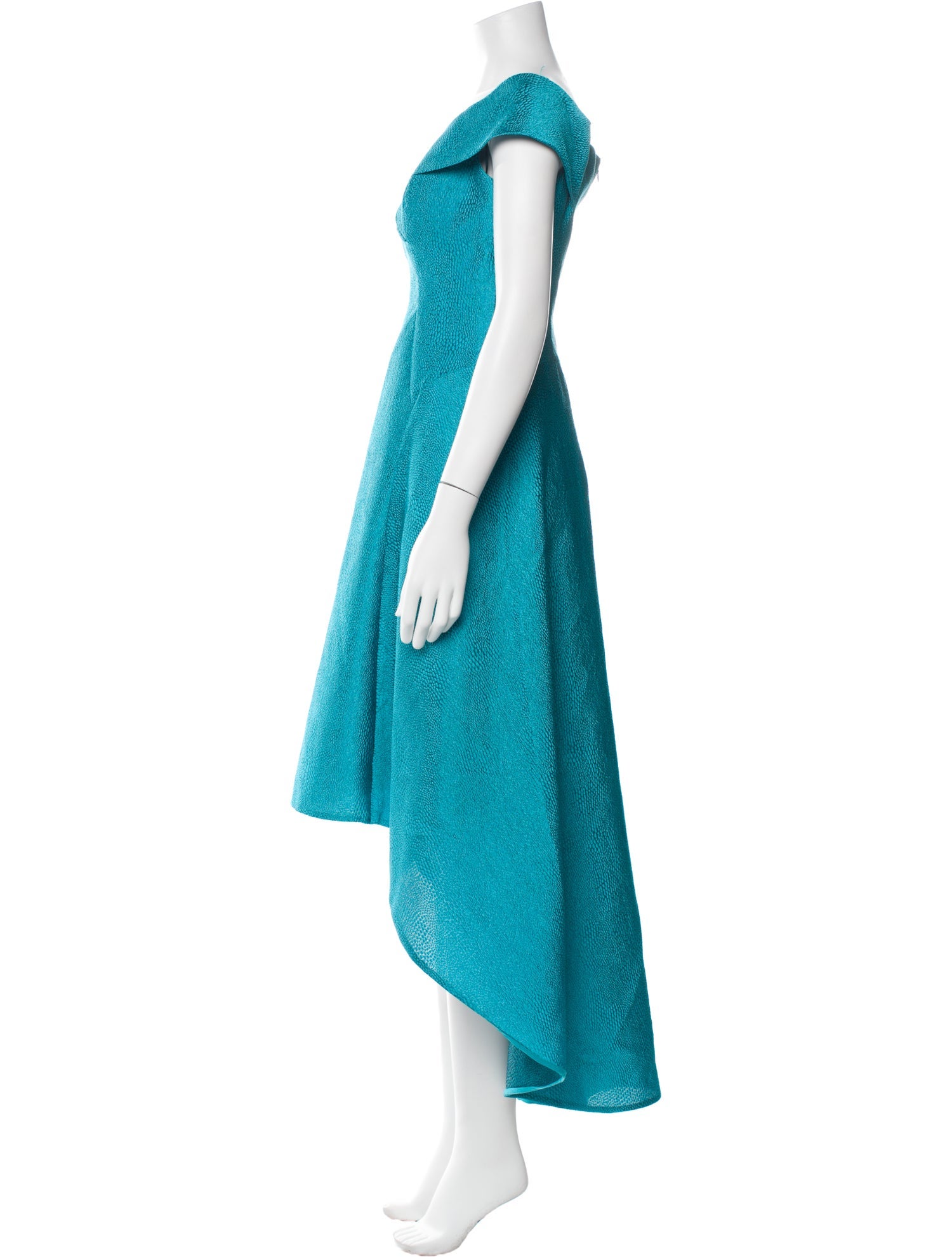 Teri Jon by Rickie Freeman V-Neck Long Dress