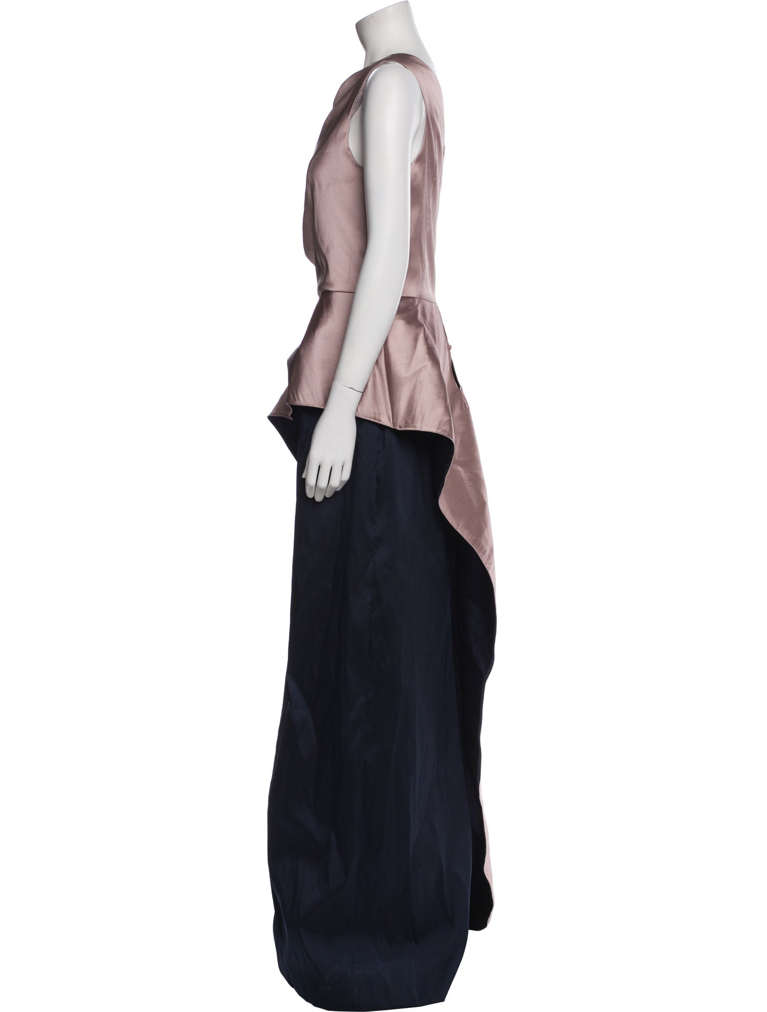 Teri Jon by Rickie Freeman One-Shoulder Long Dress