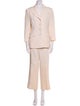Teri Jon by Rickie Freeman Wool Sequin Embellishments Pantsuit