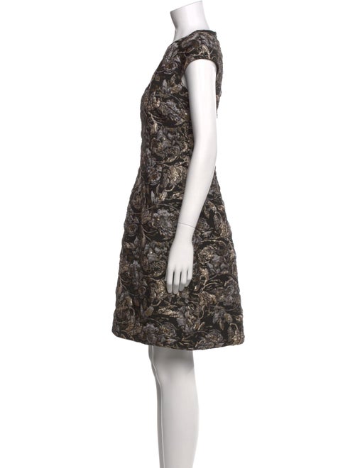 Teri Jon by Rickie Freeman Printed Knee-Length Dress