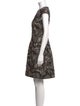 Teri Jon by Rickie Freeman Printed Knee-Length Dress