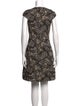 Teri Jon by Rickie Freeman Printed Knee-Length Dress