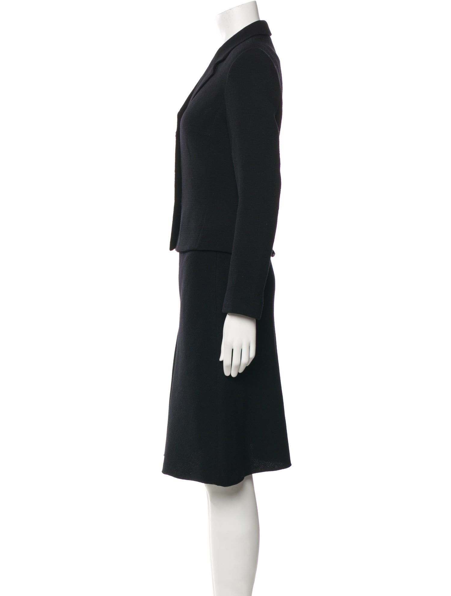 Teri Jon by Rickie Freeman Wool Skirt Set