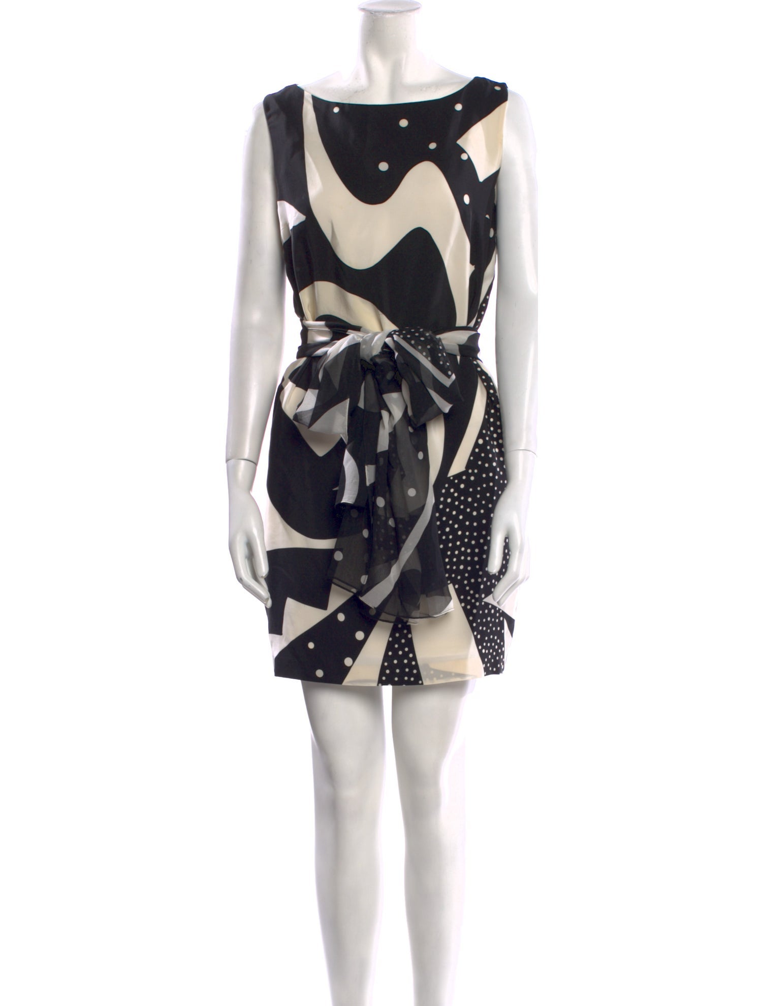 Teri Jon by Rickie Freeman Silk Mini Dress