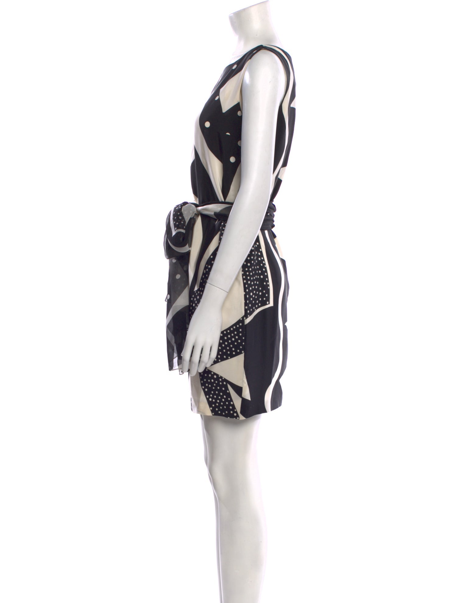 Teri Jon by Rickie Freeman Silk Mini Dress