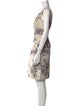 Teri Jon by Rickie Freeman Printed Knee-Length Dress