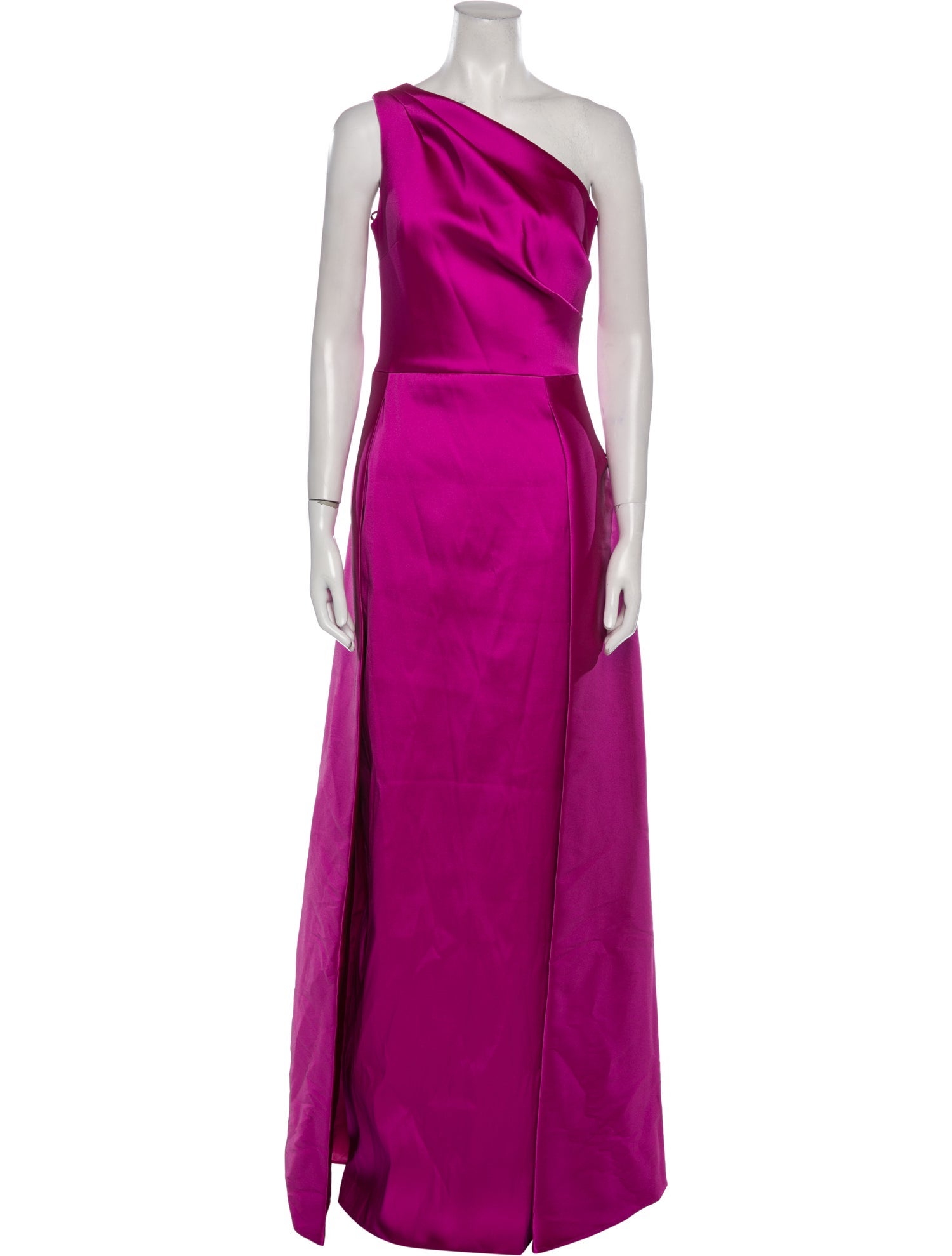 Teri Jon by Rickie Freeman One-Shoulder Long Dress