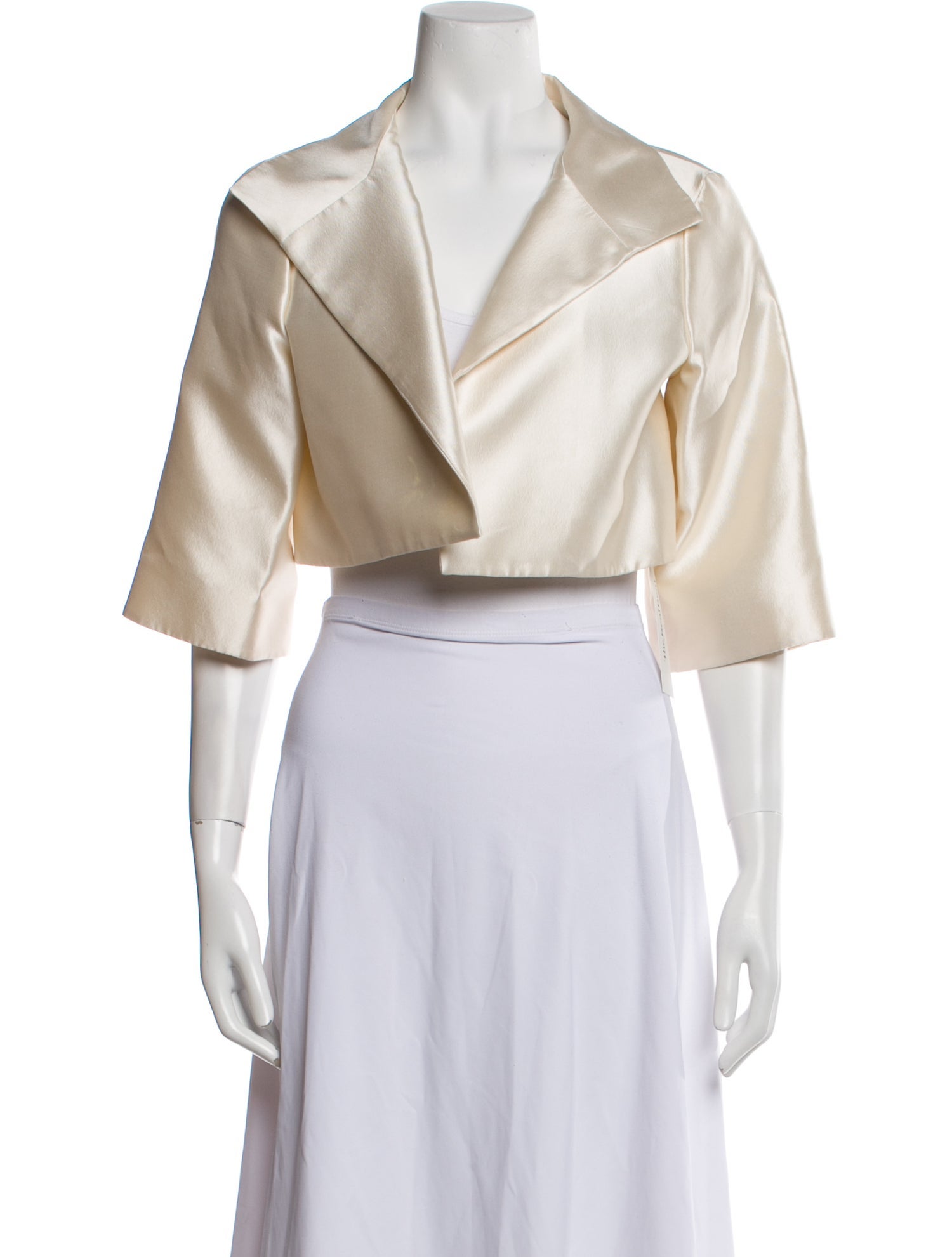 Teri Jon by Rickie Freeman Silk Bolero