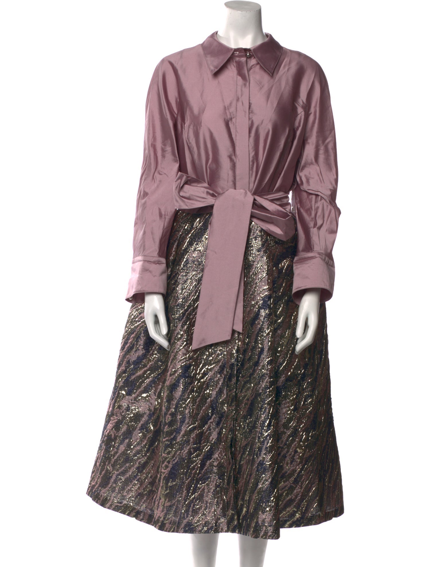 Teri Jon by Rickie Freeman Printed Long Dress w/ Tags