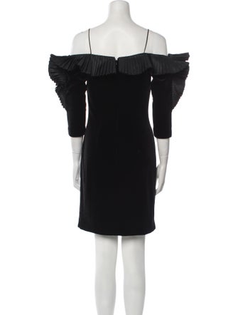 Teri Jon by Rickie Freeman Off-The-Shoulder Mini Dress