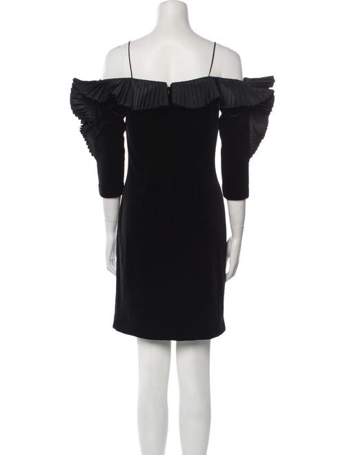 Teri Jon by Rickie Freeman Off-The-Shoulder Mini Dress