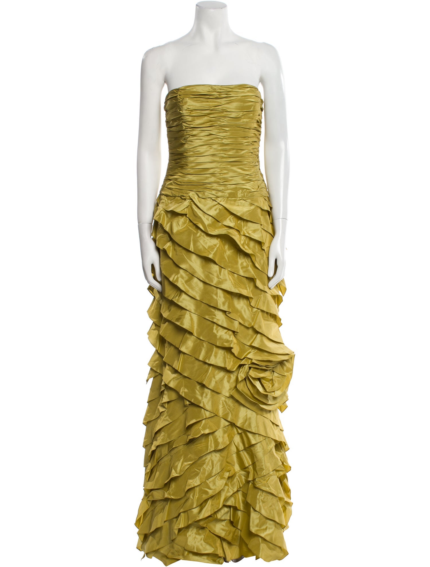 Teri Jon by Rickie Freeman Silk Long Dress