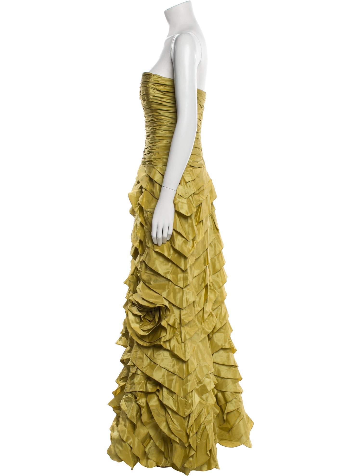 Teri Jon by Rickie Freeman Silk Long Dress