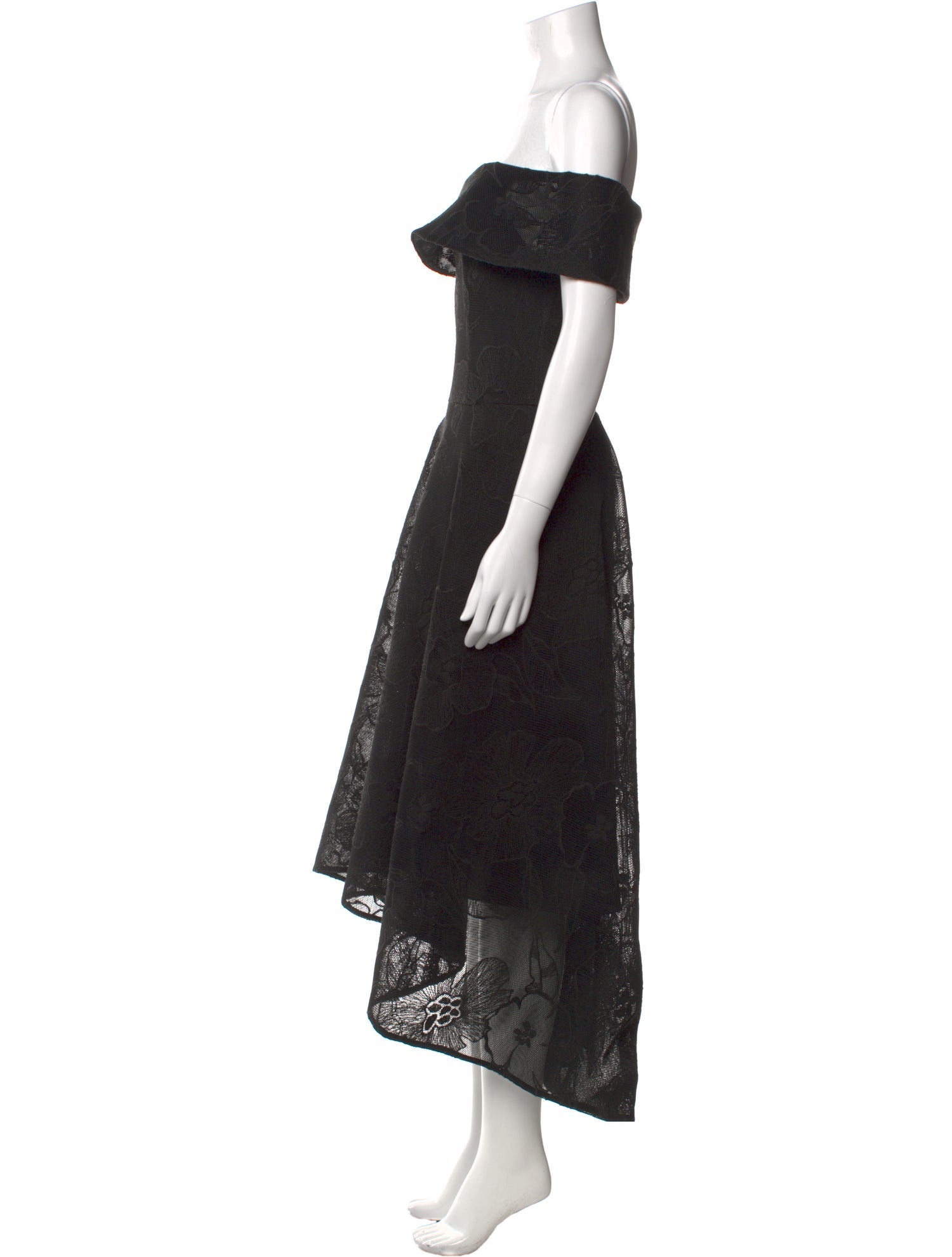 Teri Jon by Rickie Freeman Floral Print Long Dress