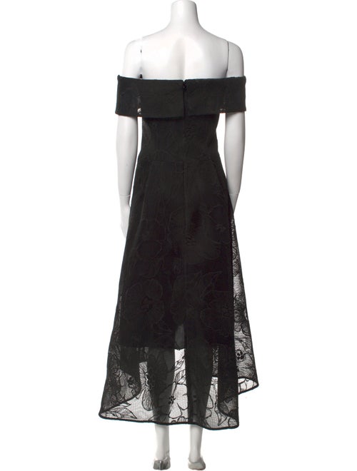 Teri Jon by Rickie Freeman Floral Print Long Dress