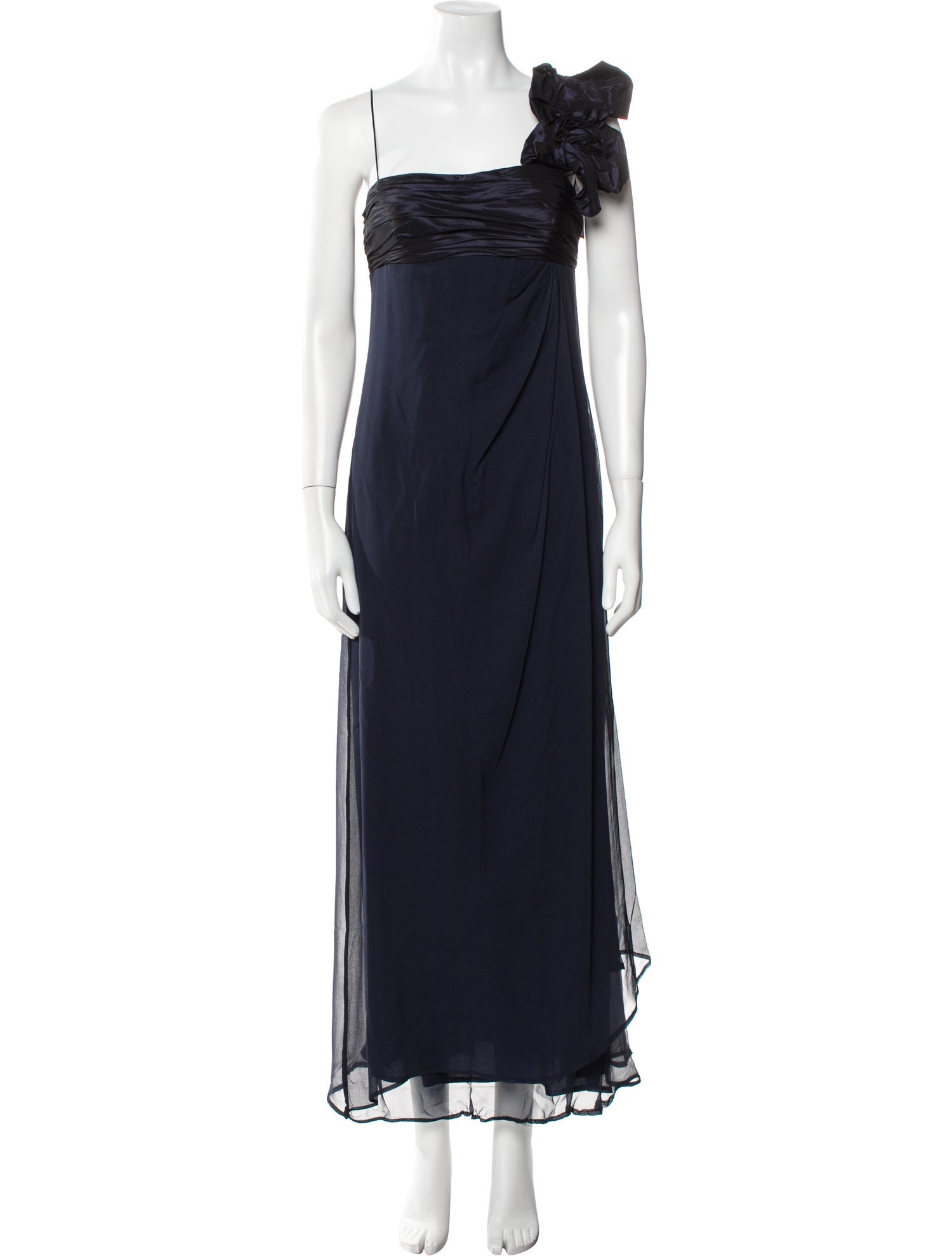 Teri Jon by Rickie Freeman Silk Long Dress