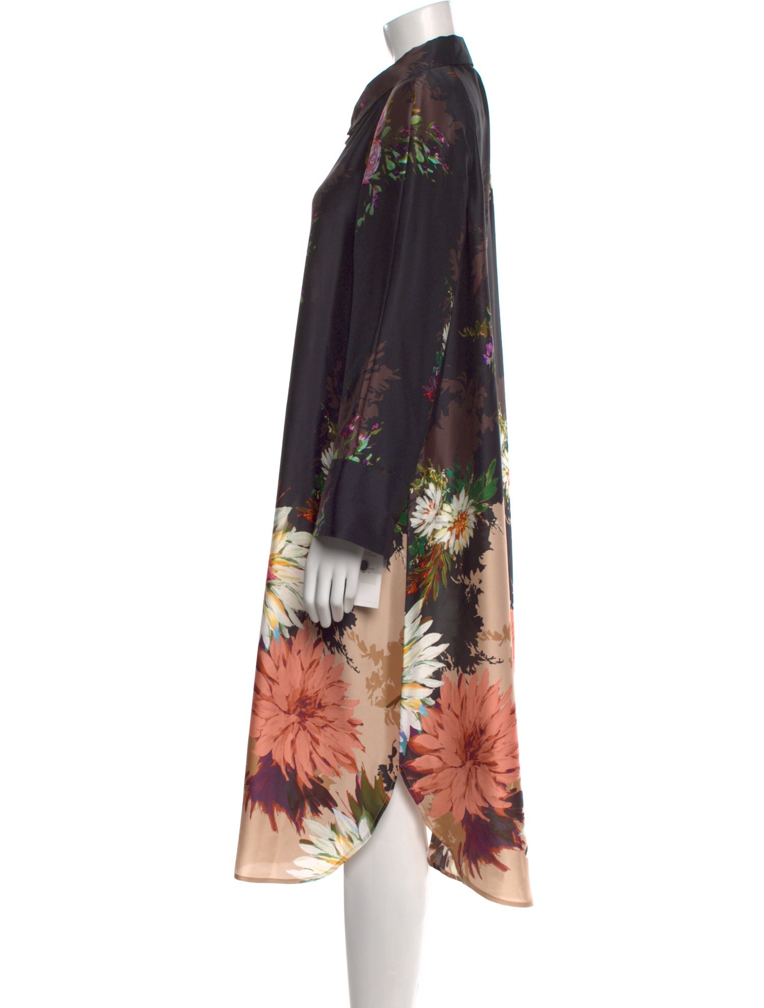 Teri Jon by Rickie Freeman Floral Print Long Dress