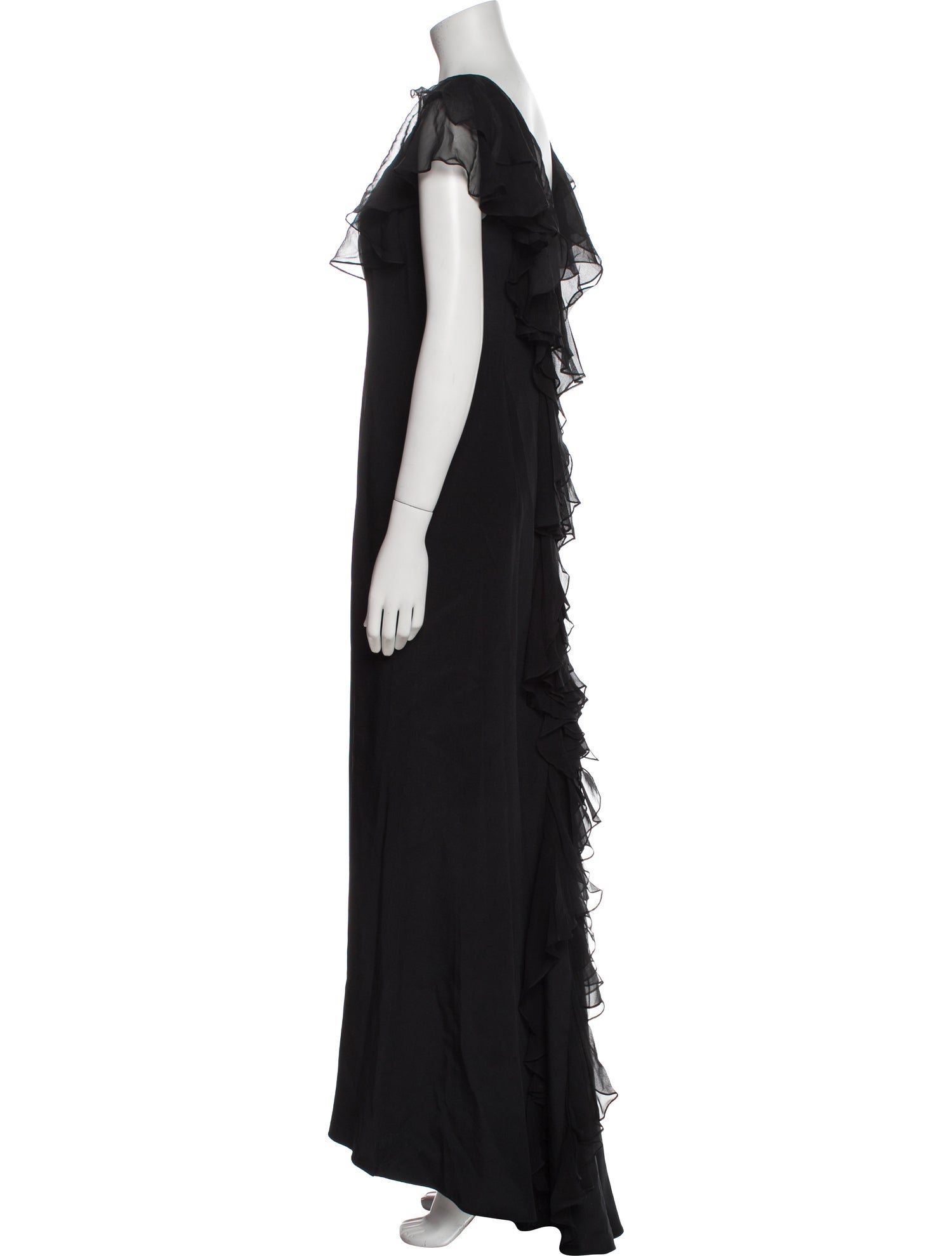 Teri Jon by Rickie Freeman Silk Long Dress