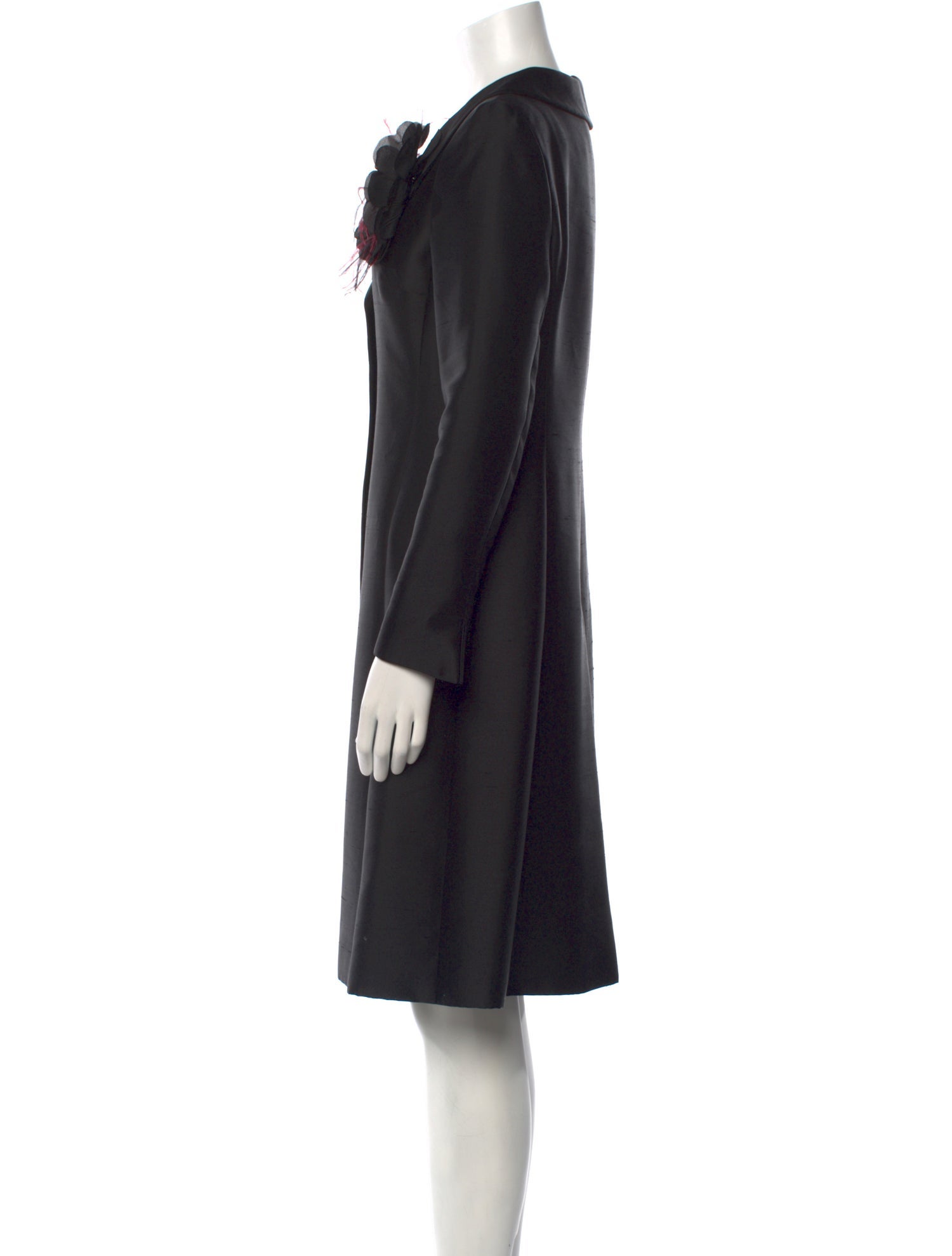 Teri Jon by Rickie Freeman V-Neck Knee-Length Dress