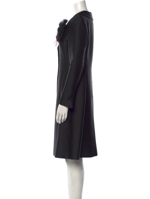 Teri Jon by Rickie Freeman V-Neck Knee-Length Dress