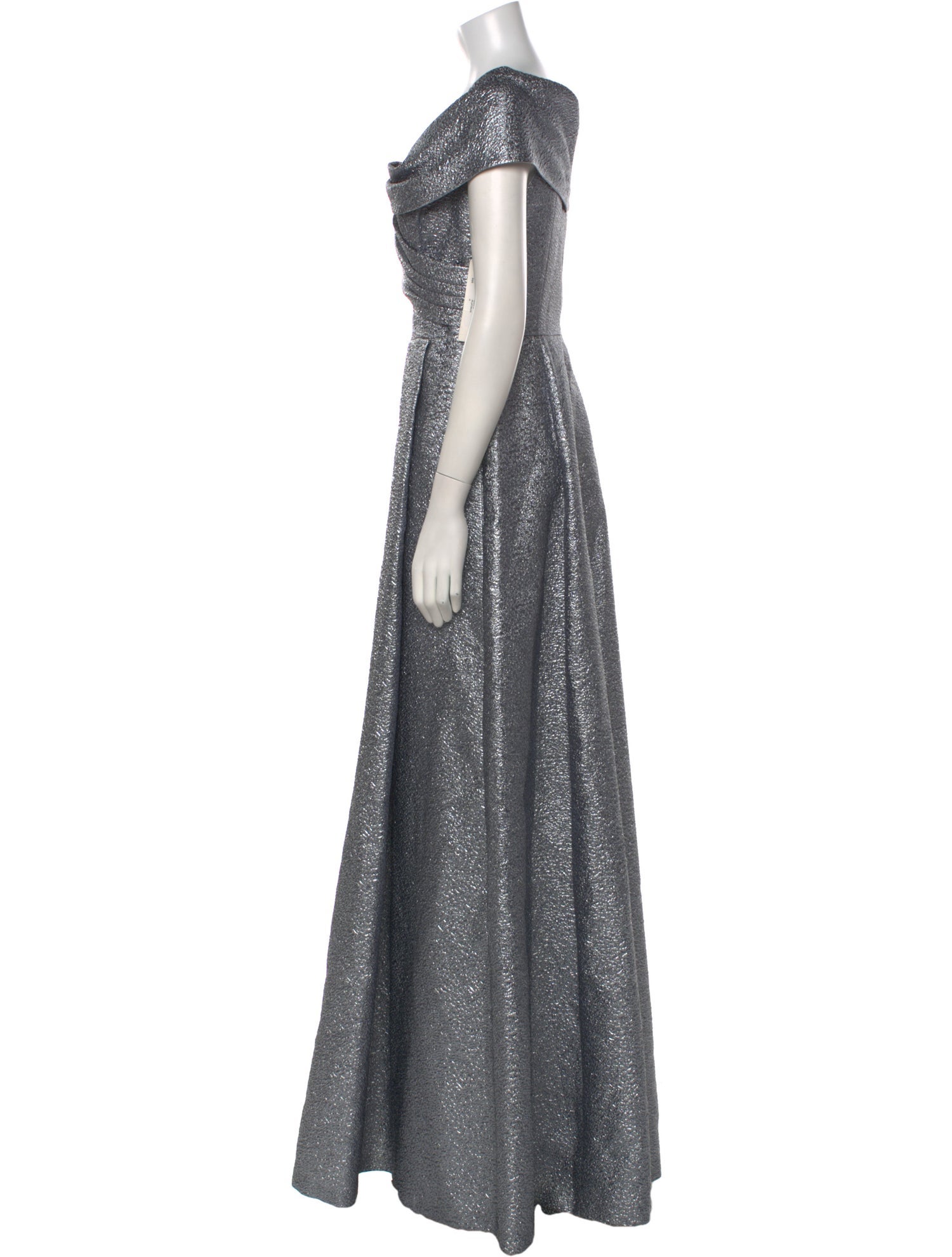 Teri Jon by Rickie Freeman V-Neck Long Dress w/ Tags