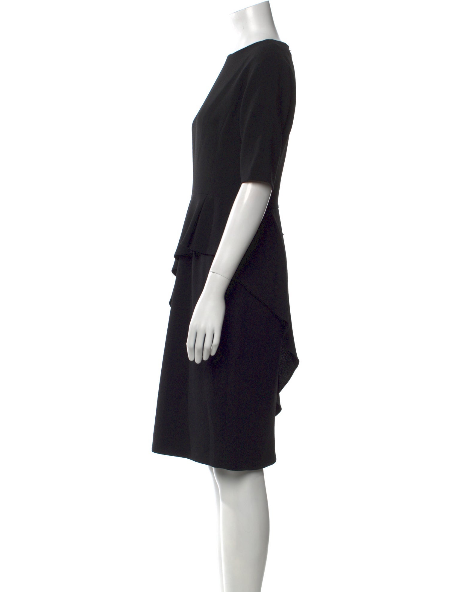 Teri Jon by Rickie Freeman Crew Neck Knee-Length Dress