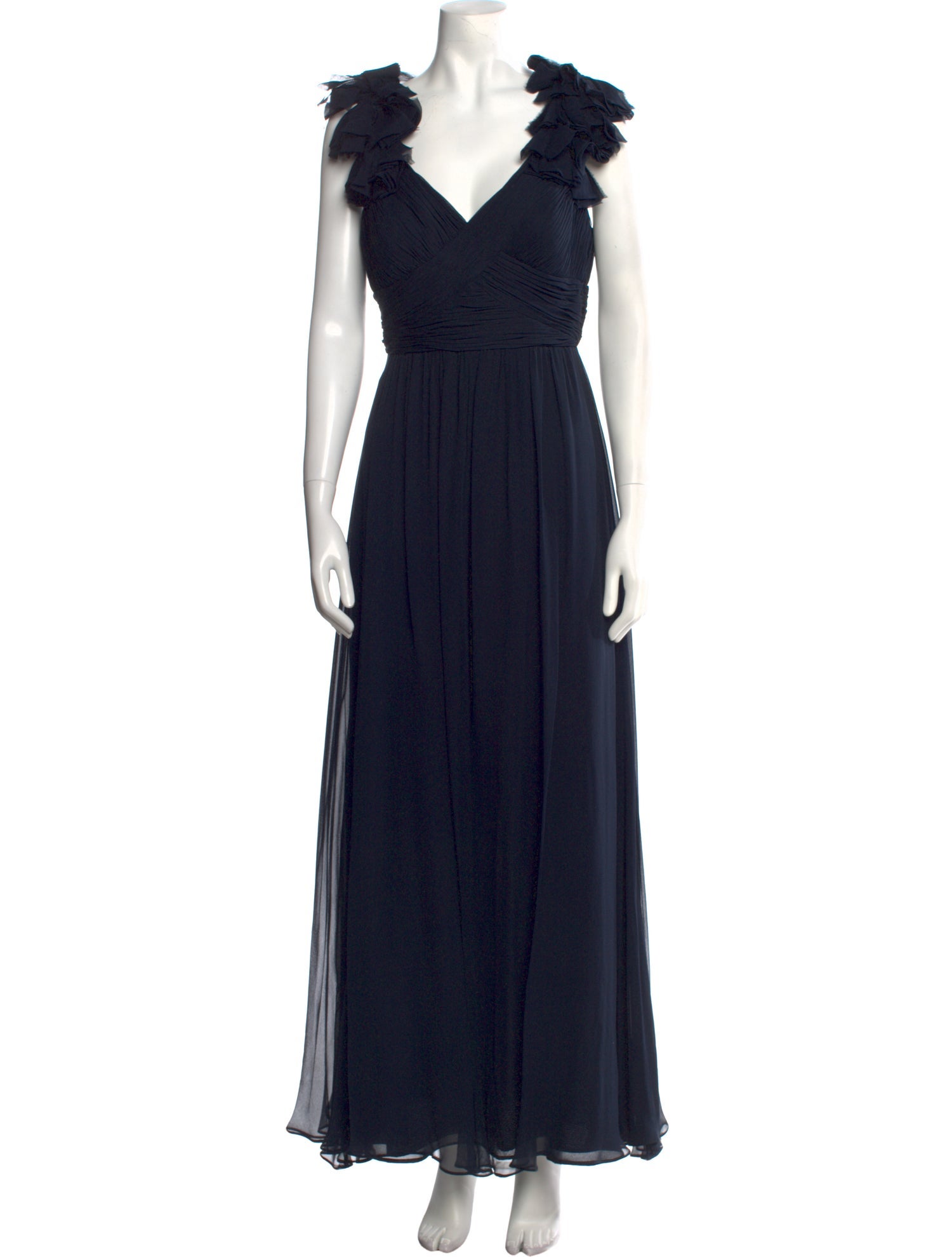 Teri Jon by Rickie Freeman Silk Long Dress