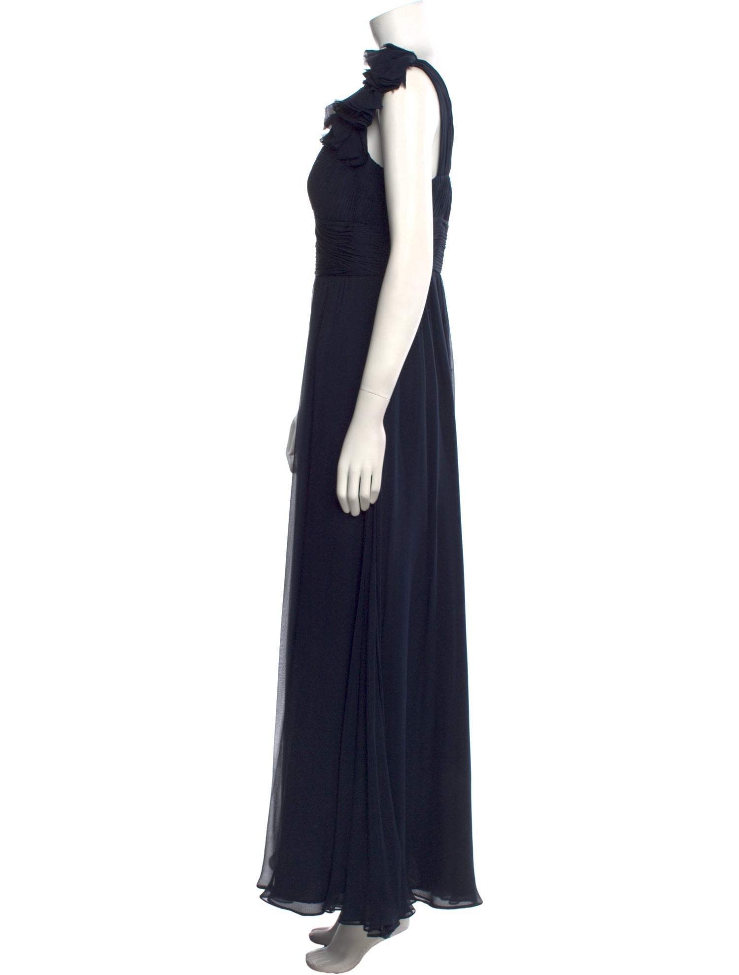 Teri Jon by Rickie Freeman Silk Long Dress
