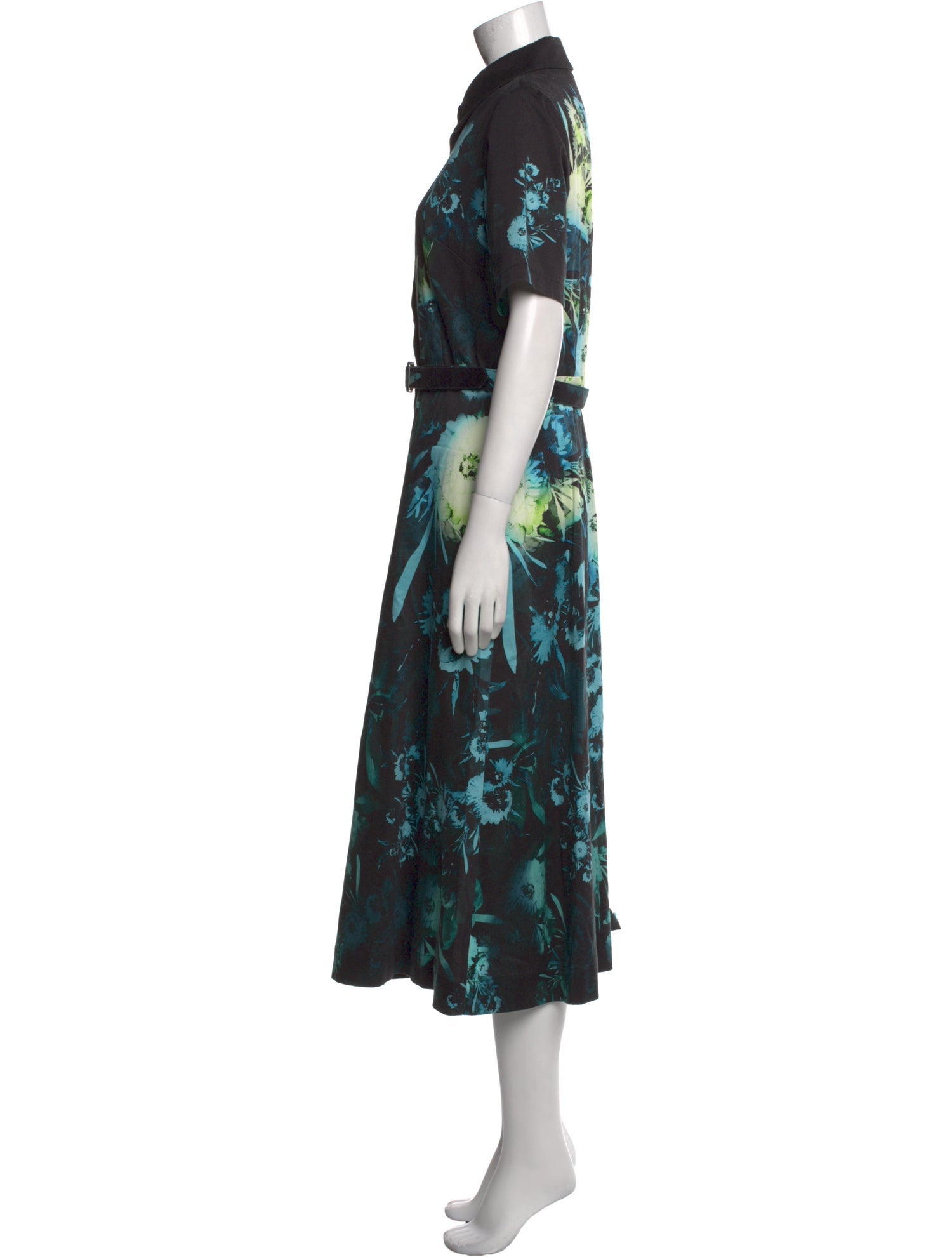 Teri Jon by Rickie Freeman Floral Print Long Dress