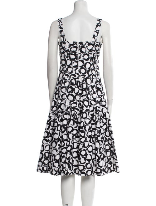 Teri Jon by Rickie Freeman Printed Midi Length Dress