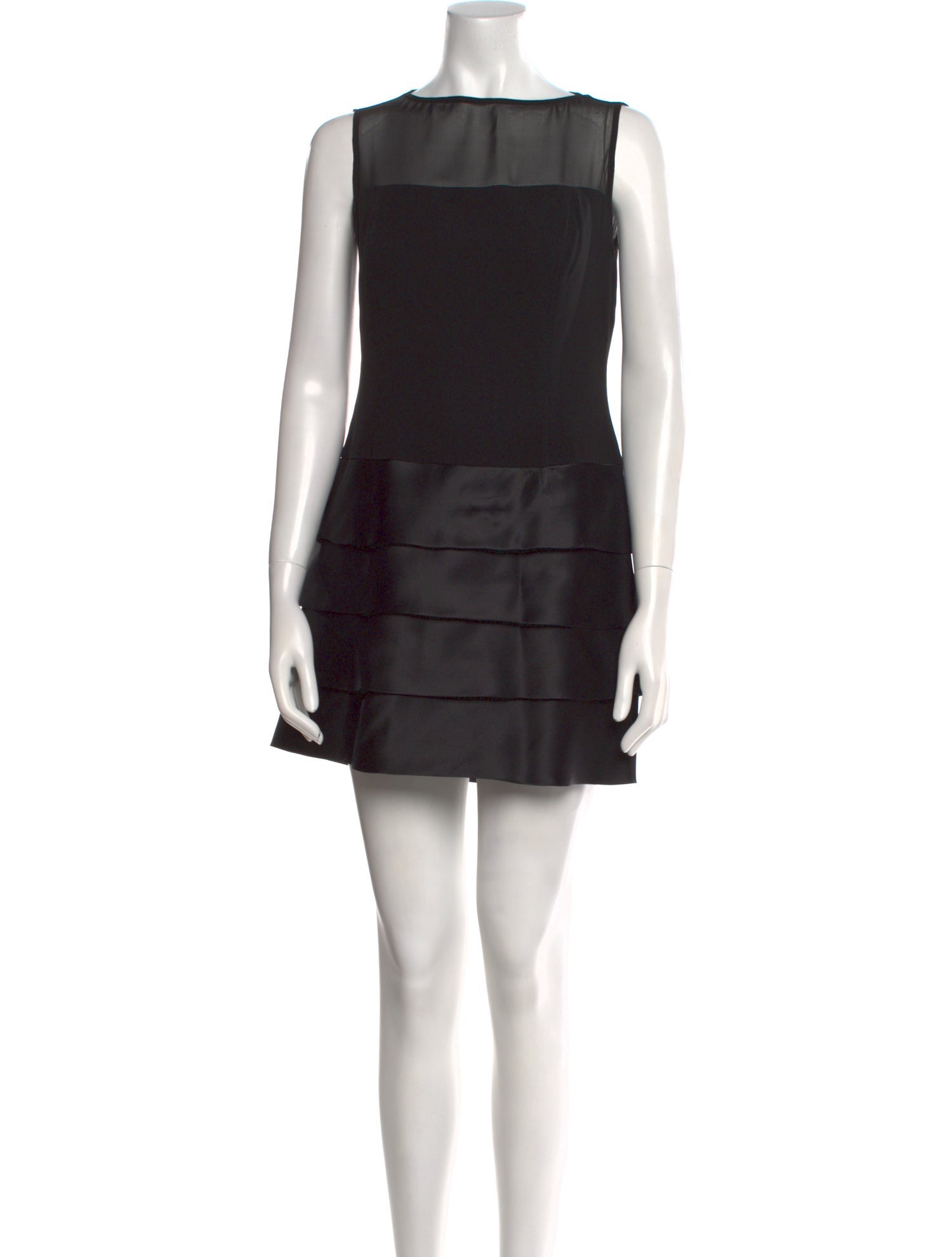 Teri Jon by Rickie Freeman Silk Mini Dress