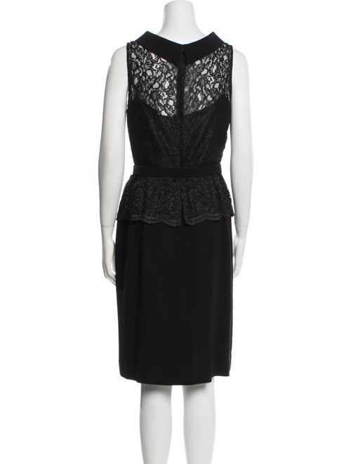 Teri Jon by Rickie Freeman Lace Pattern Knee-Length Dress