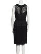 Teri Jon by Rickie Freeman Lace Pattern Knee-Length Dress