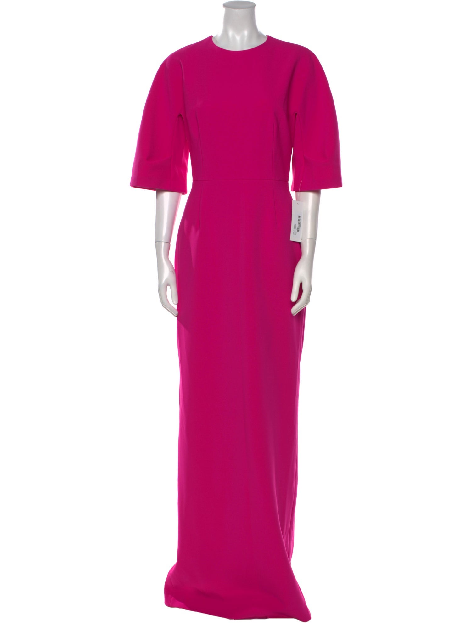 Teri Jon by Rickie Freeman Crew Neck Long Dress w/ Tags