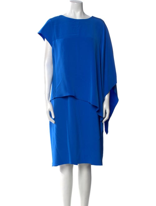 Teri Jon by Rickie Freeman Silk Midi Length Dress